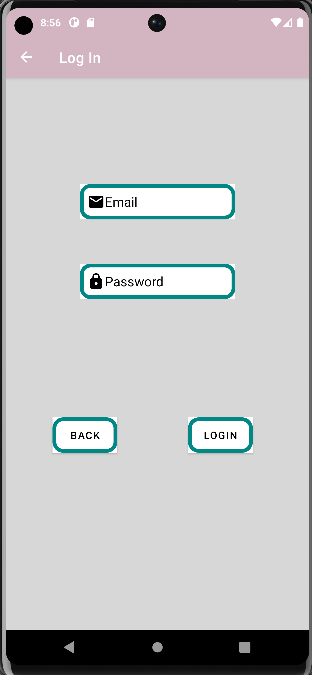 Page for Employee/Manager to Login